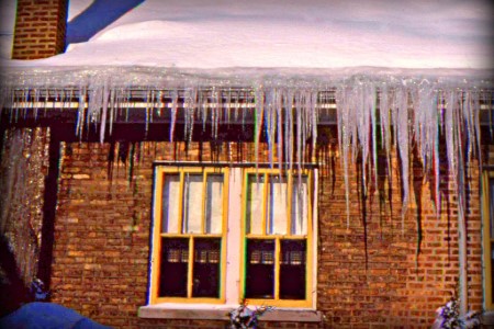 Gutter icicles